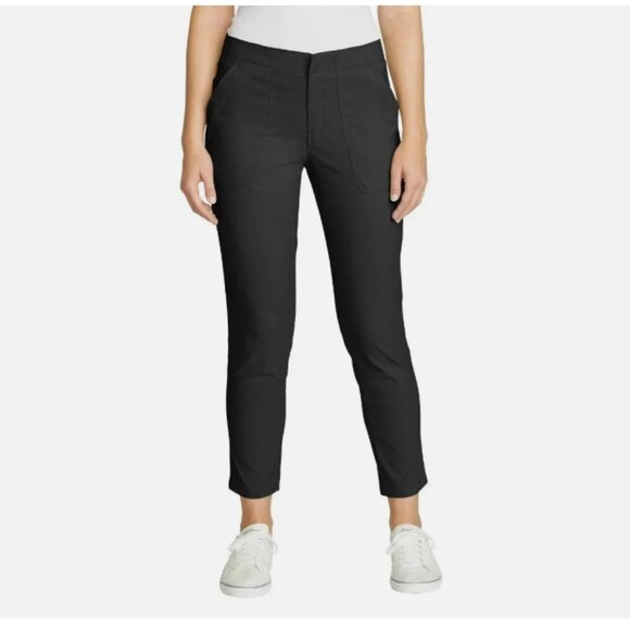 Eddie Bauer Pants - New! Eddie Bauer Women's Horizon straight ankle pants Black Size 6